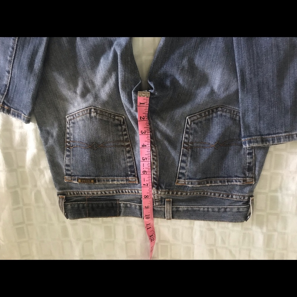 Lucky Brand 4/27 boyfriend straight leg jeans